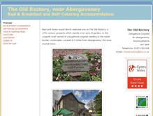 Tablet Screenshot of oldrectorystayinwales.co.uk